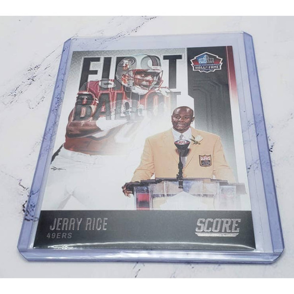 Jerry Rice 2022 Panini Score Football # FB-JR First Ballot San Francisco 49ers - Picture 3 of 4